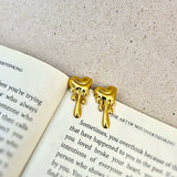 Ornikaa Classic Gold-Tone Anti-Tarnish Earrings